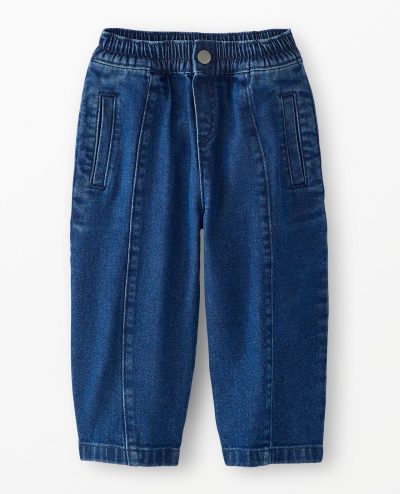 Denim Barrel Pants