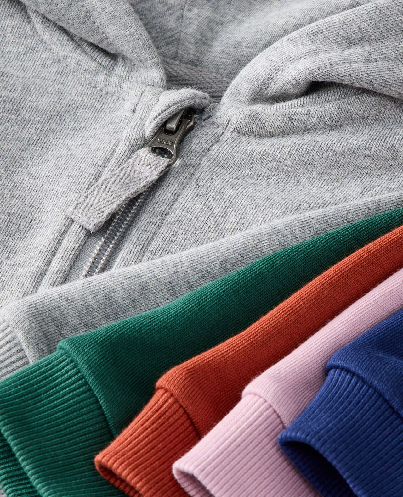 Baby Oversized French Terry Zip Up Hoodie - Image 2