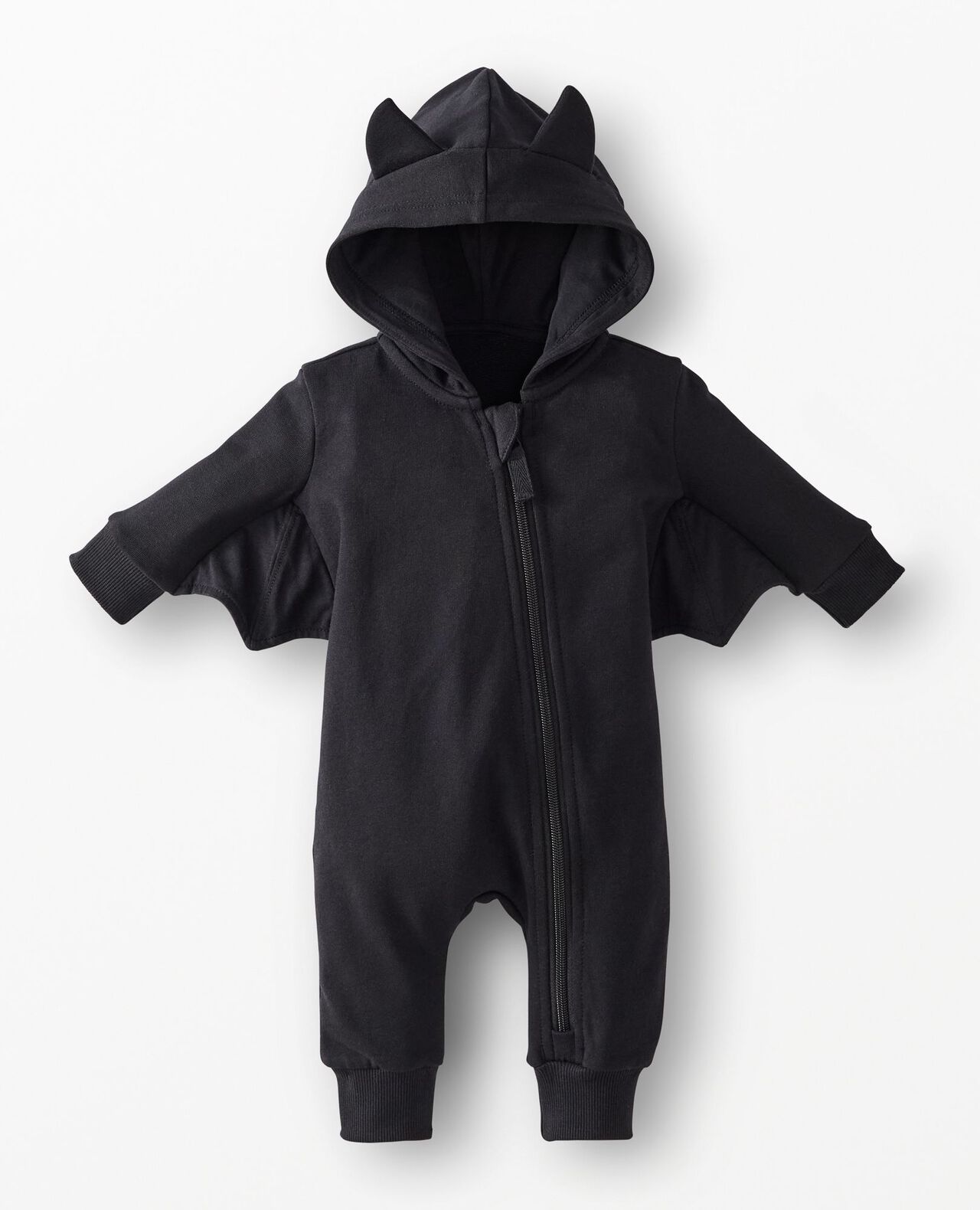 Baby Halloween French Terry Bat Romper