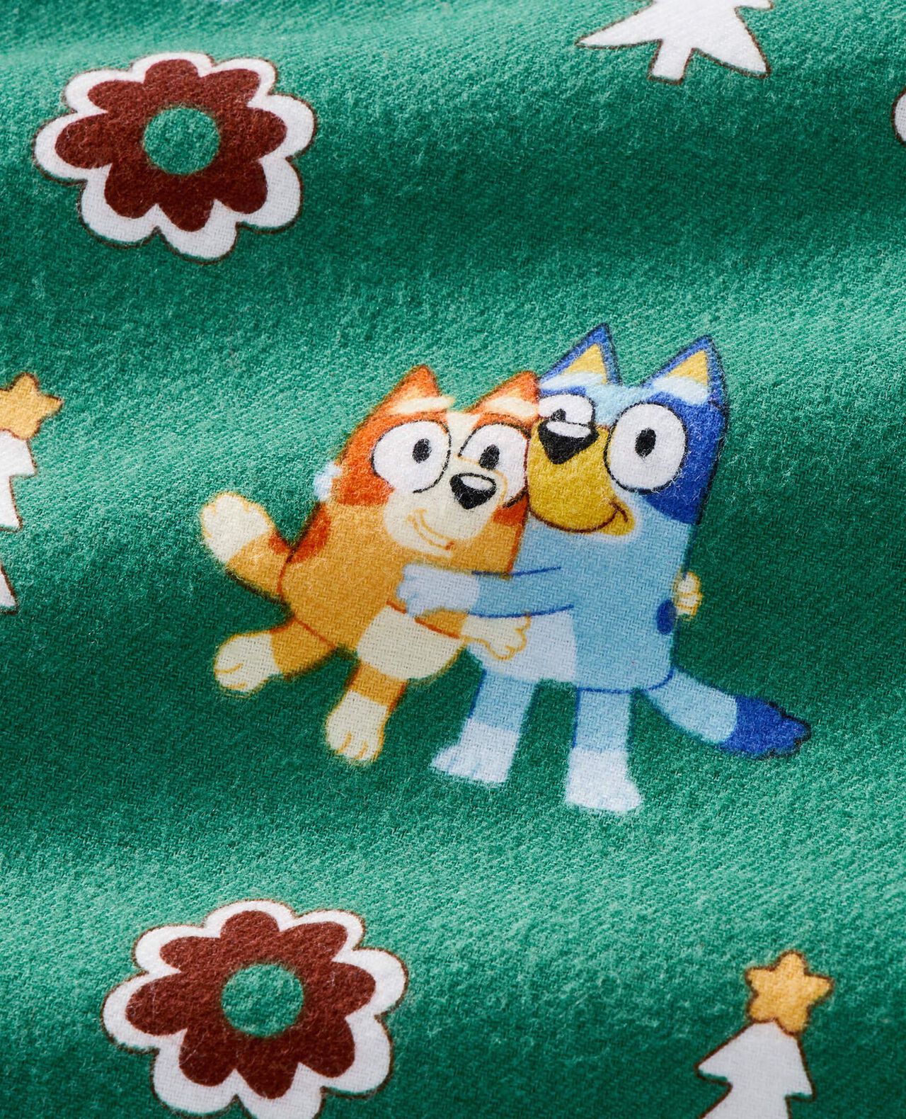 Adult Bluey Holiday Flannel Pajama Top - Image 3
