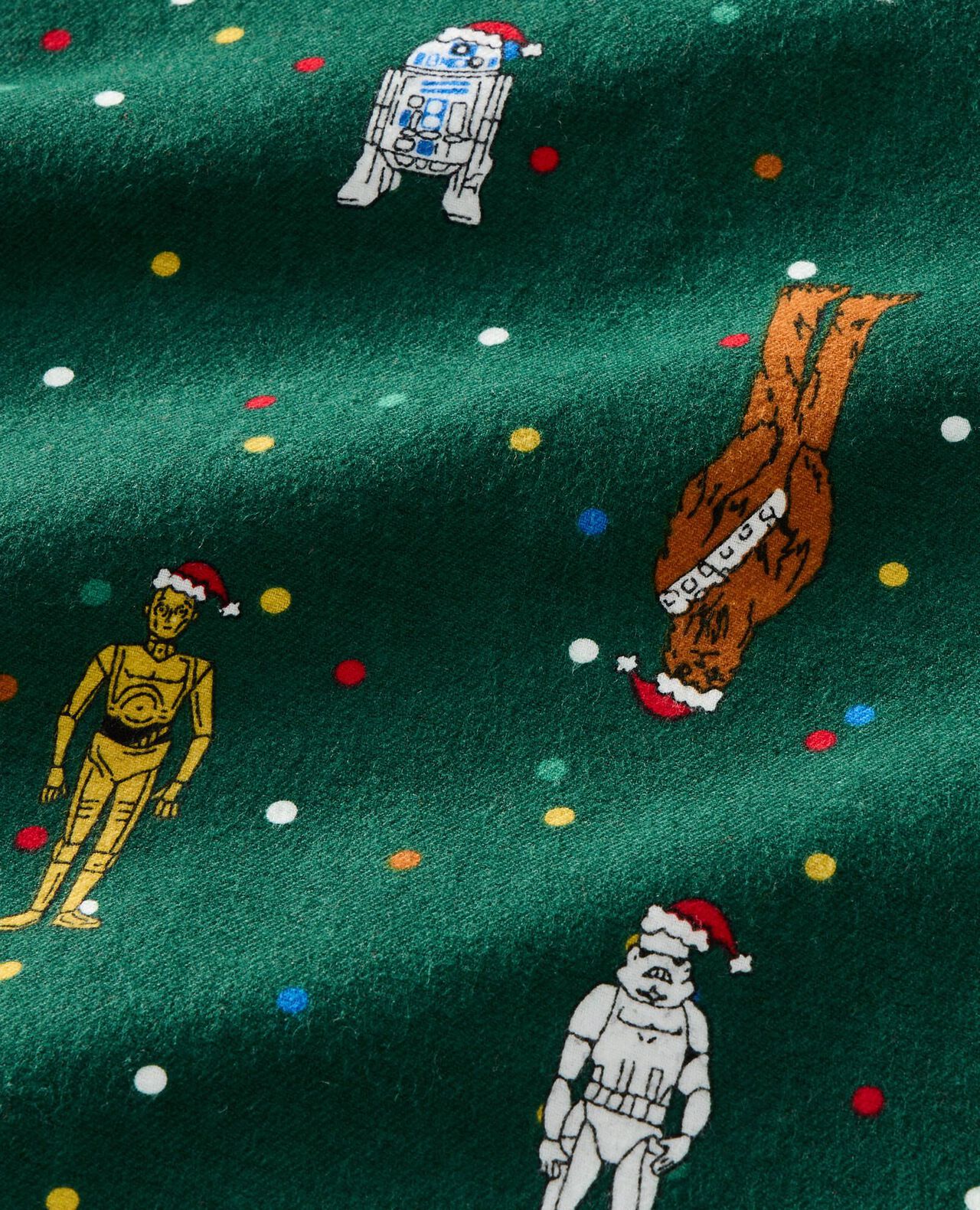 Adult STAR WARS™ Holiday Flannel Pajama Top - Image 2