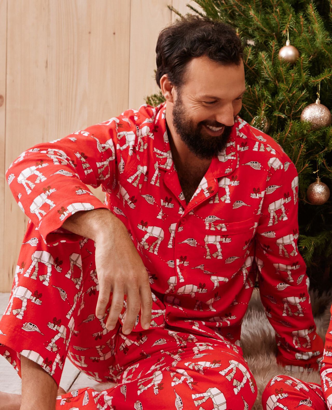 Adult STAR WARS™ Holiday Flannel Pajama Top