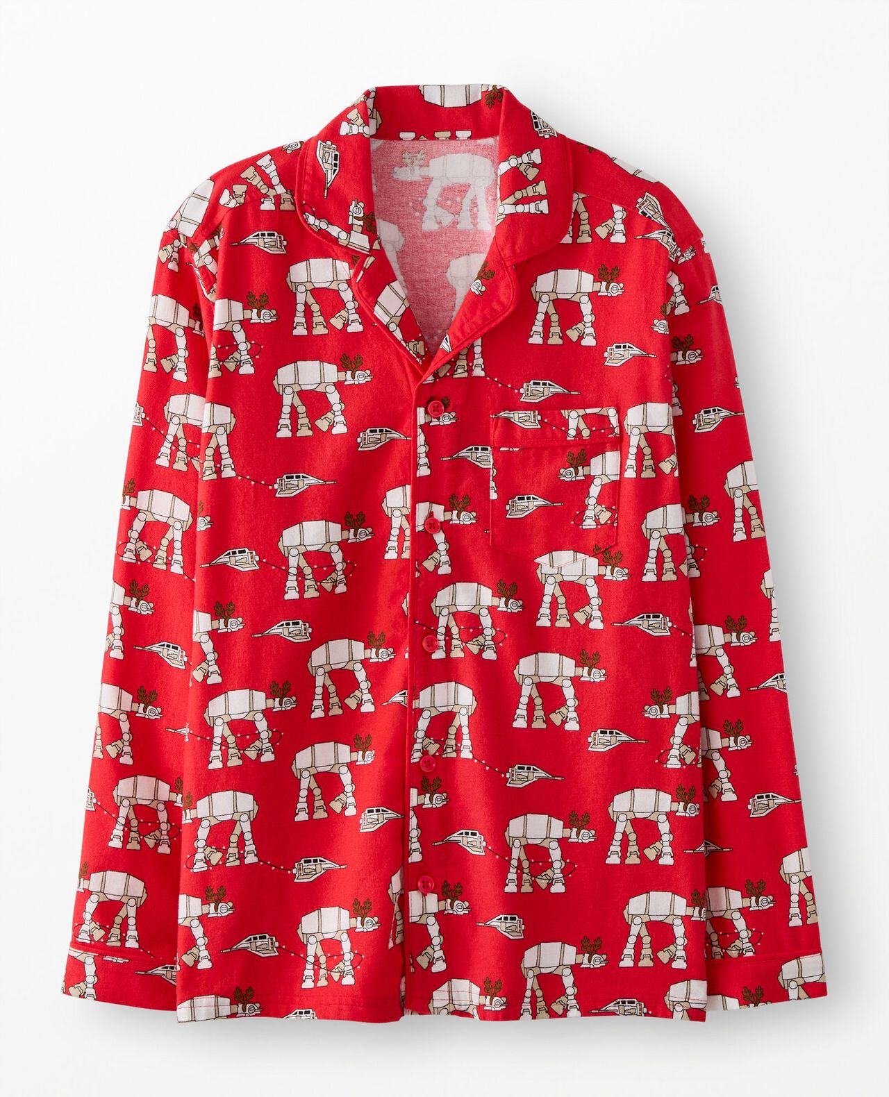 Adult STAR WARS™ Holiday Flannel Pajama Top - Image 2