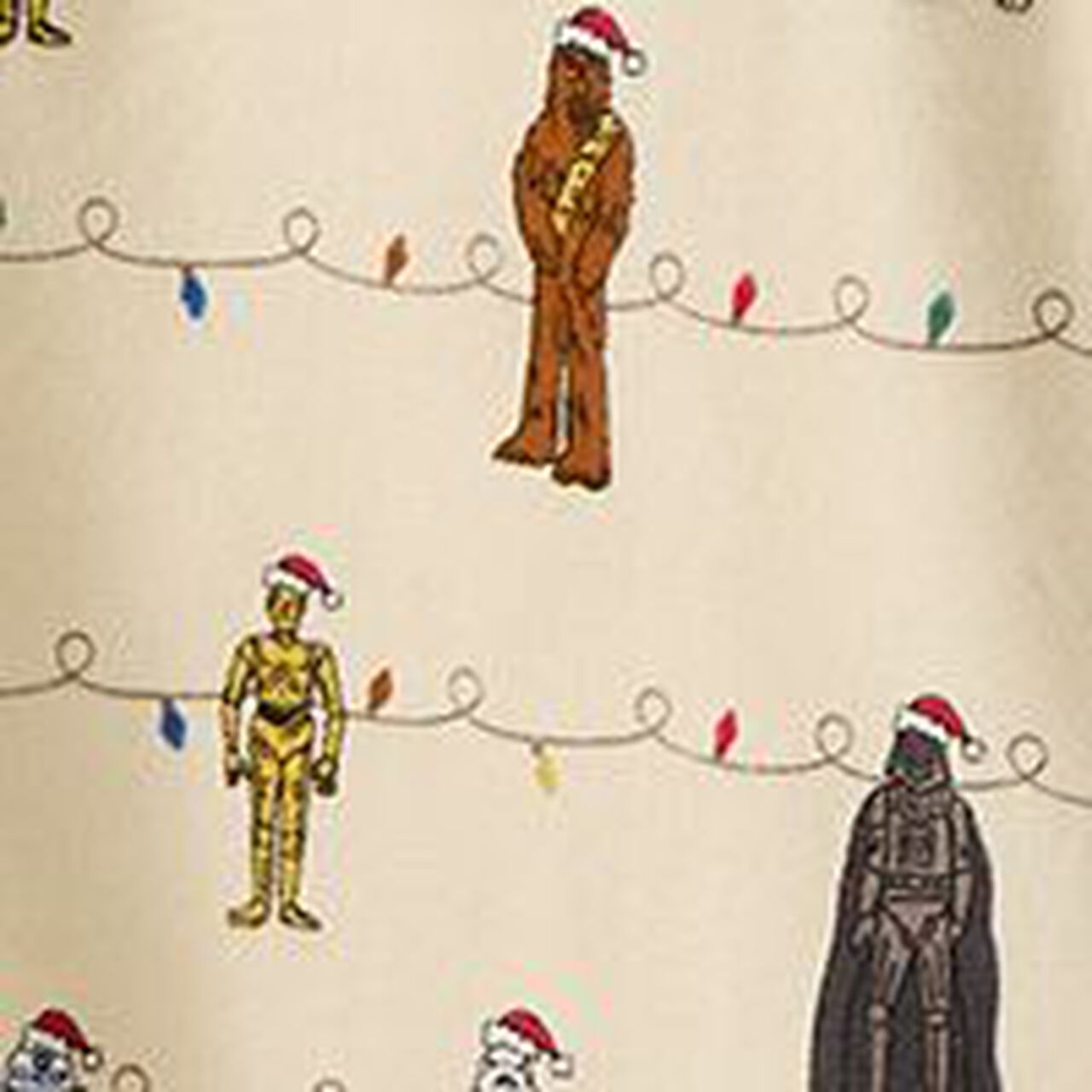 Adult STAR WARS™ Holiday Flannel Pajama Top - Image 8
