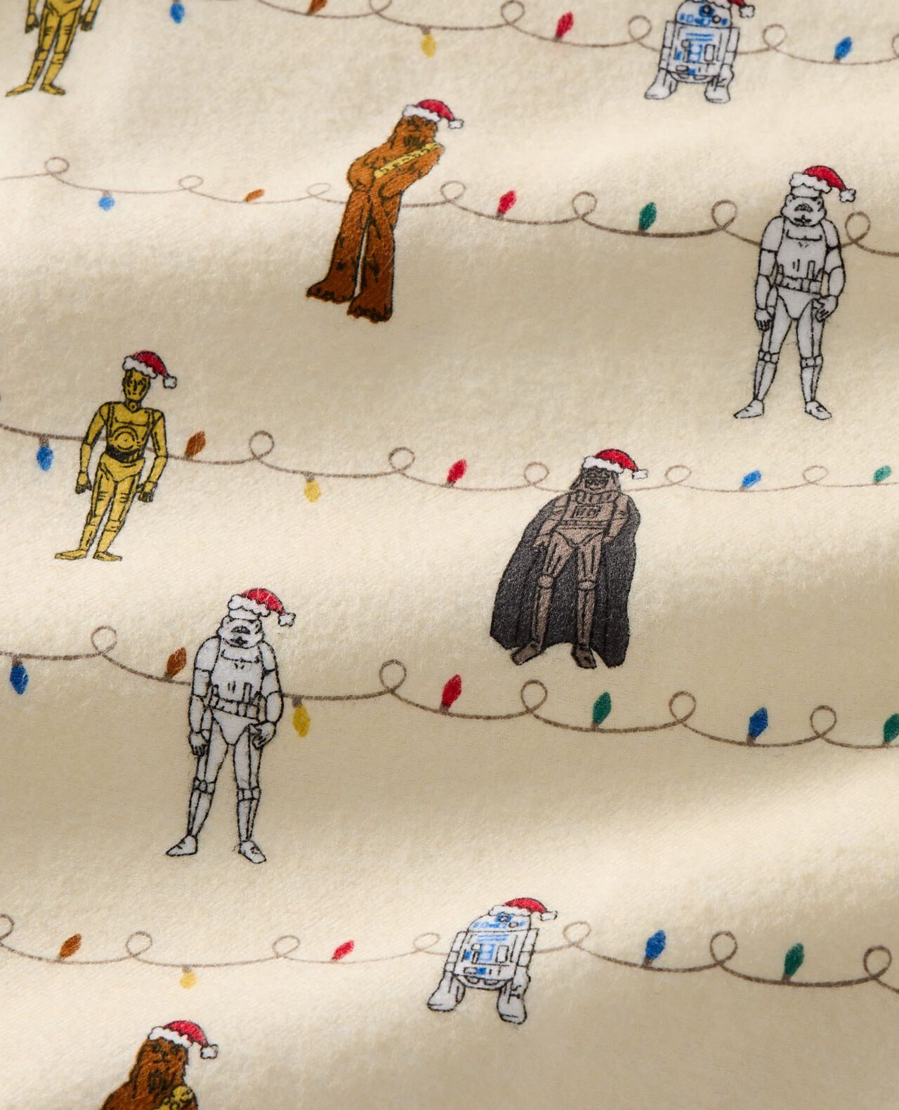 Adult STAR WARS™ Holiday Flannel Pajama Top - Image 2