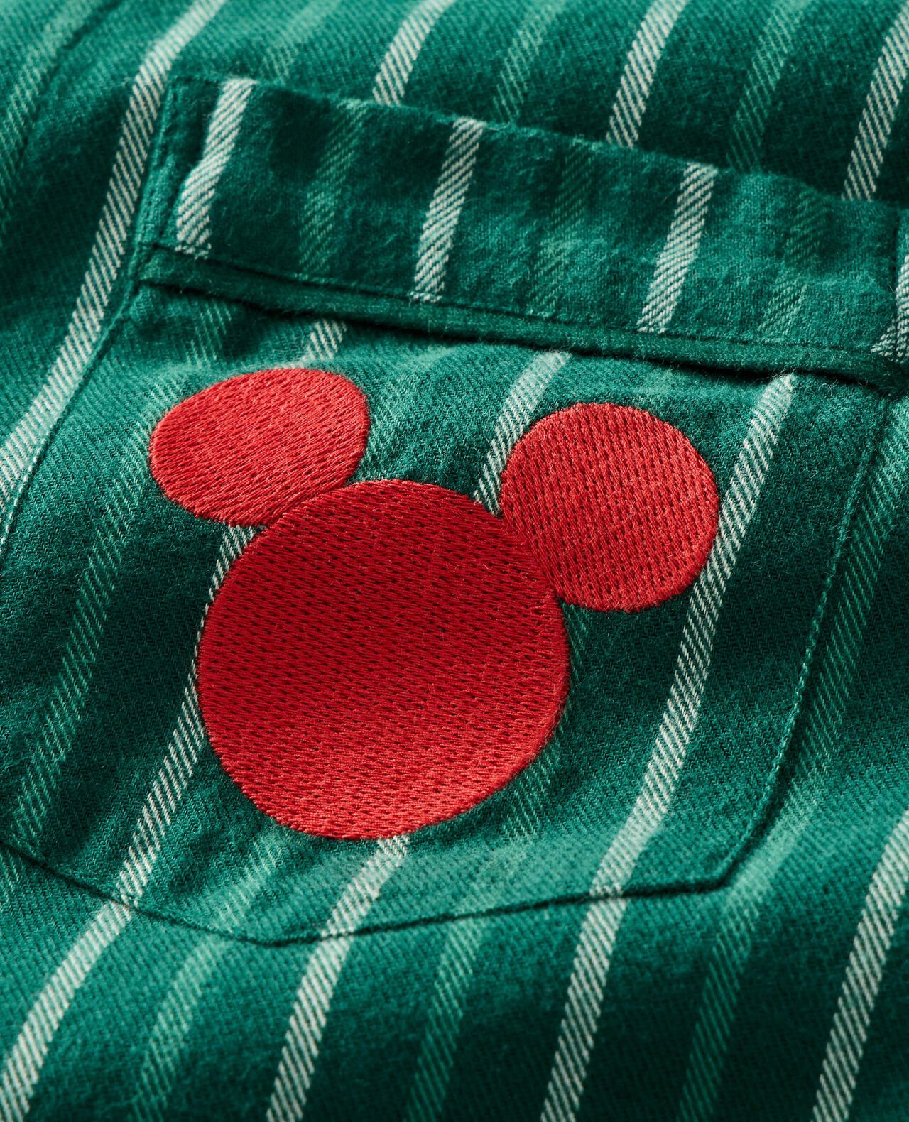 Adult Disney Mickey Mouse Holiday Flannel Pajama Pants - Image 2