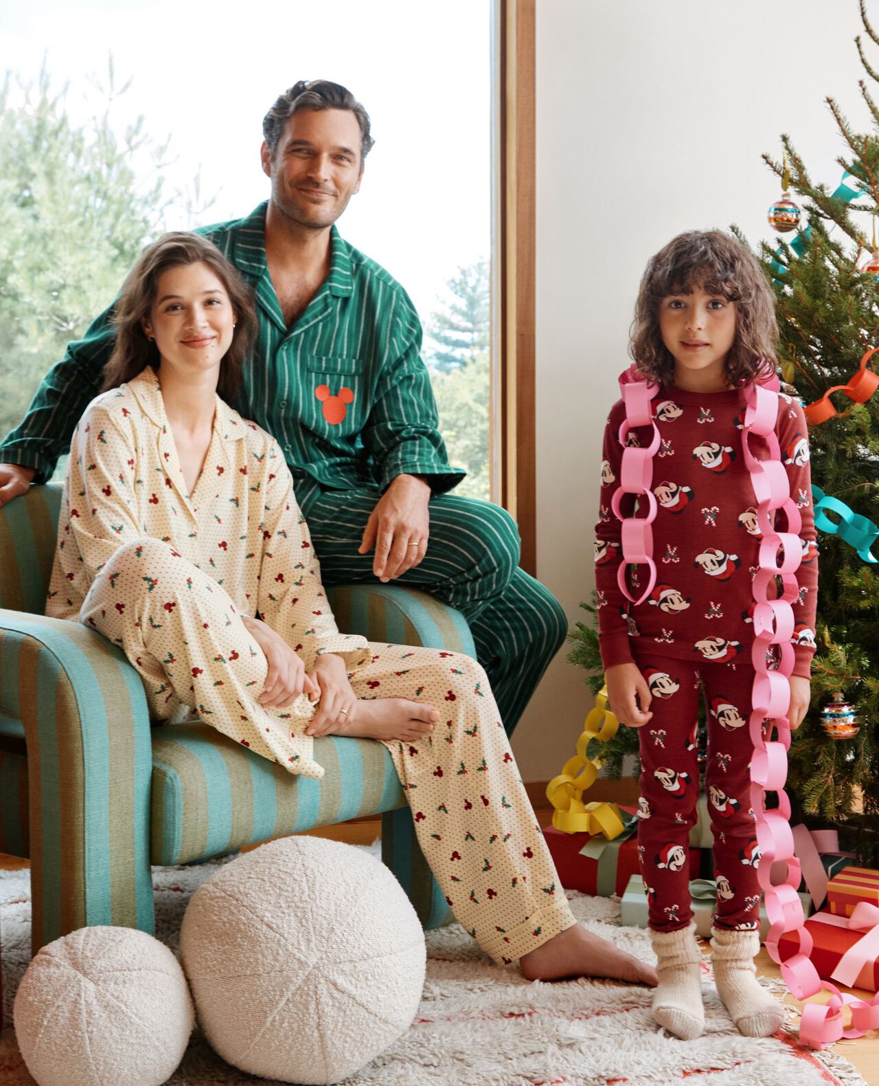 Women's Disney Mickey Mouse Holiday HannaSoft™ Long Sleeve Pajama Set - Image 3