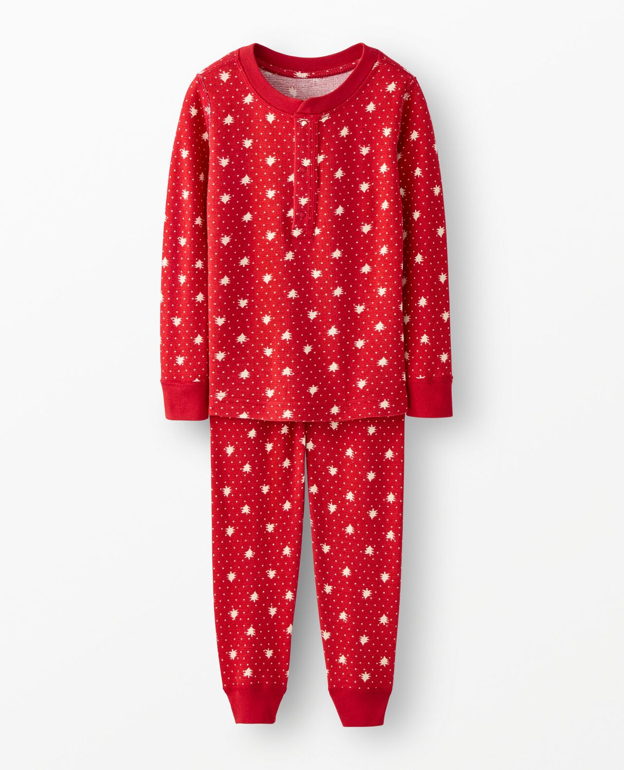 Holiday Waffle Pajama Set