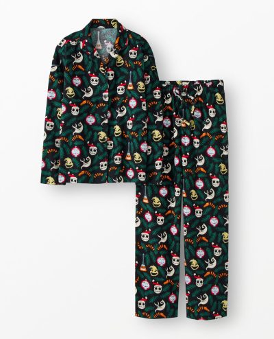 Women's Disney Tim Burton's The Nightmare Before Christmas Flannel Pajama Set