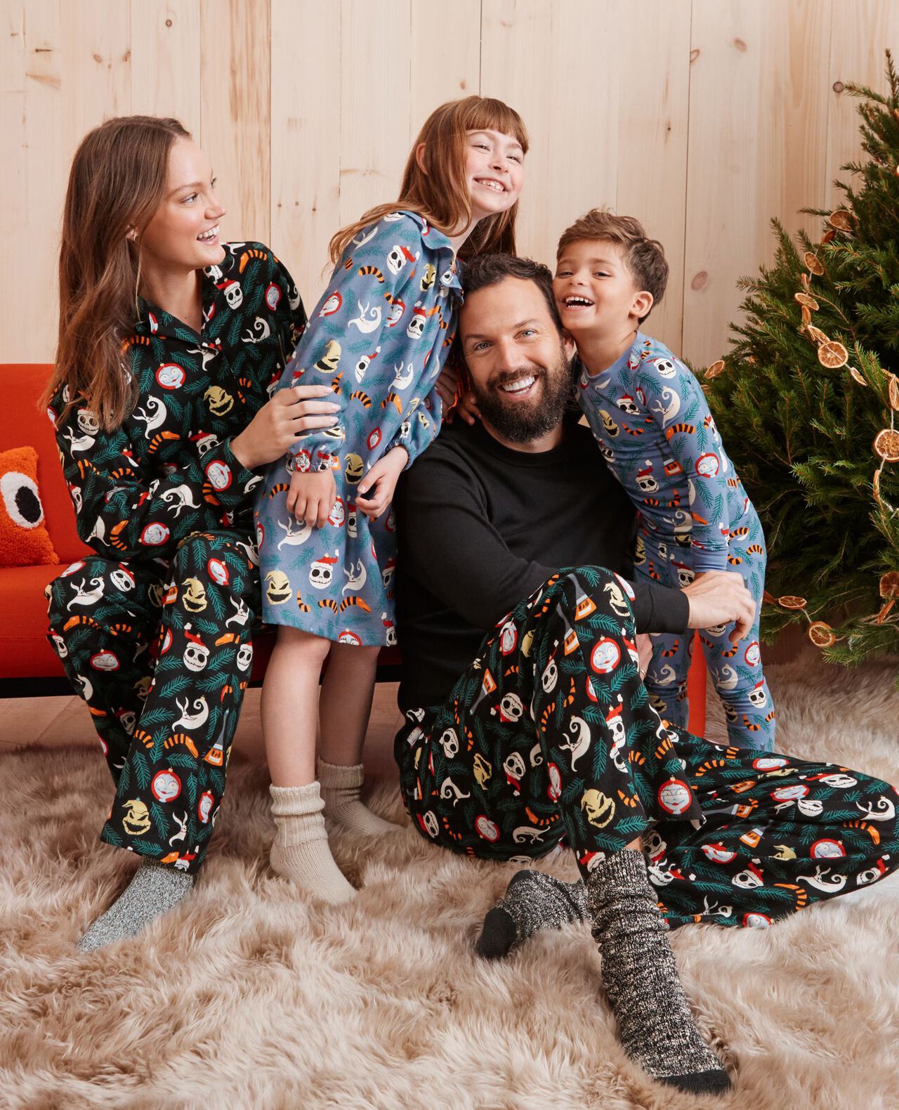 Women's Disney Tim Burton's The Nightmare Before Christmas Flannel Pajama Set - Image 3