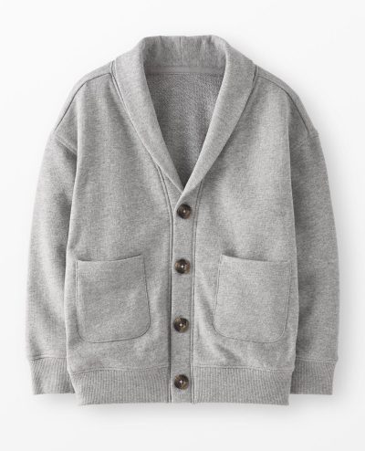 French Terry Shawl Collar Cardigan