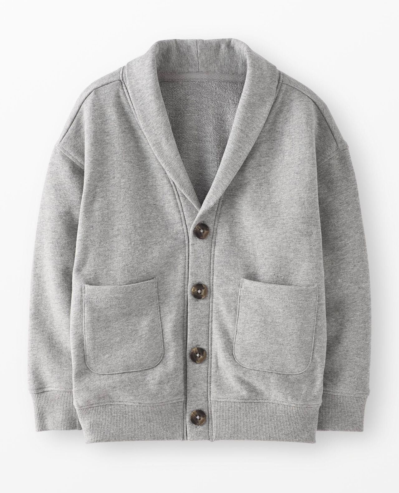 French Terry Shawl Collar Cardigan
