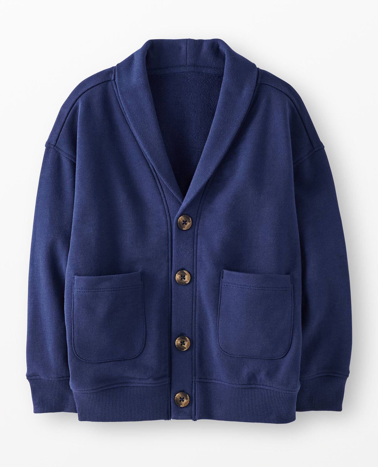 French Terry Shawl Collar Cardigan