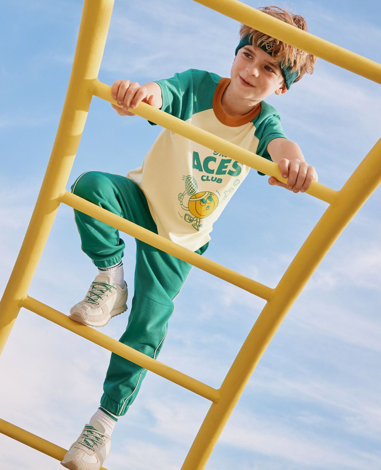 Slim Fit French Terry Double Knee Sweatpants - Image 5