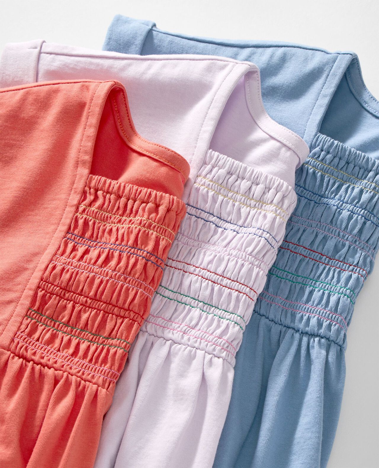 Dolman Sleeve Smocked Dress with Pockets - Image 2