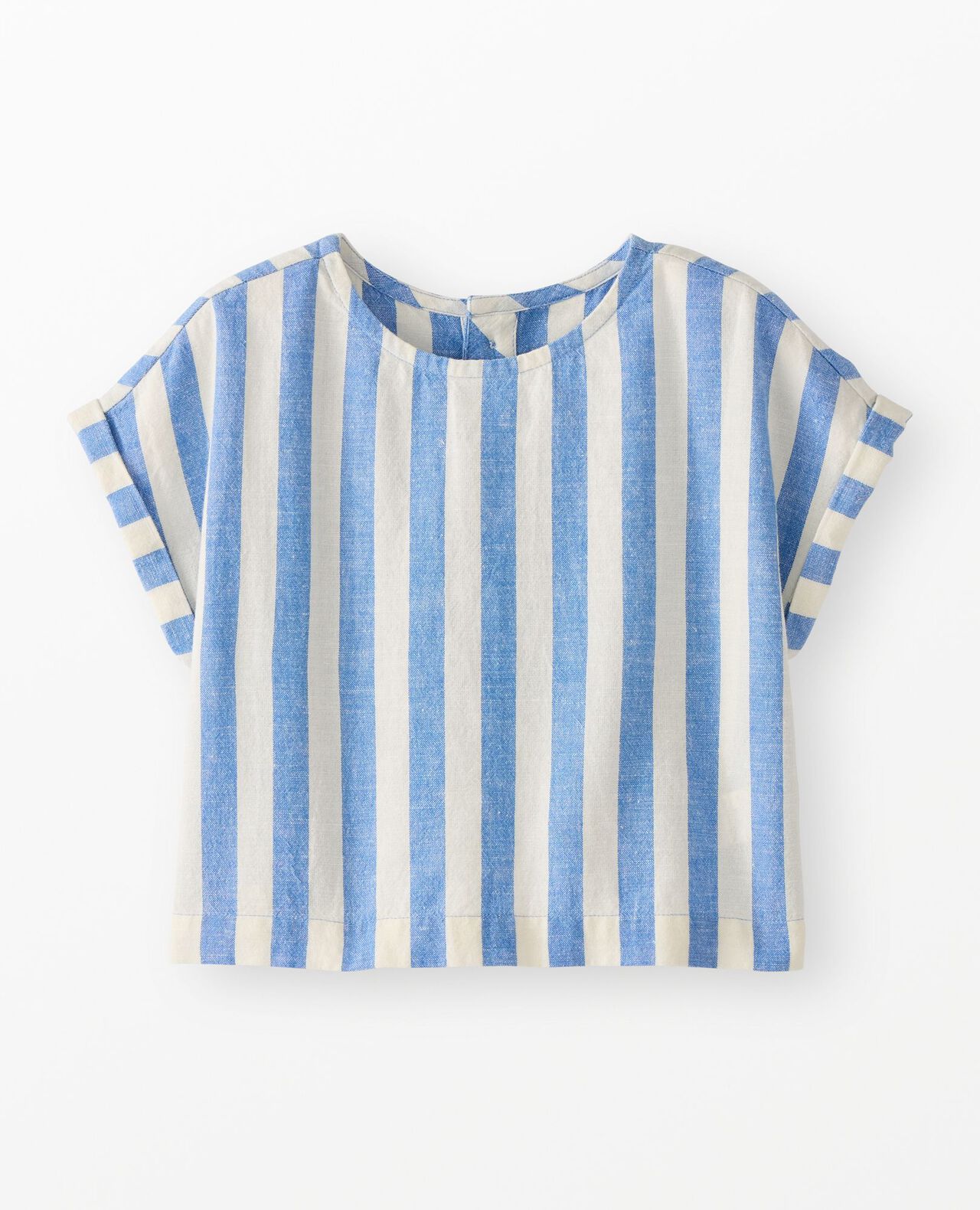 Dolman Sleeve Linen Crossback Top