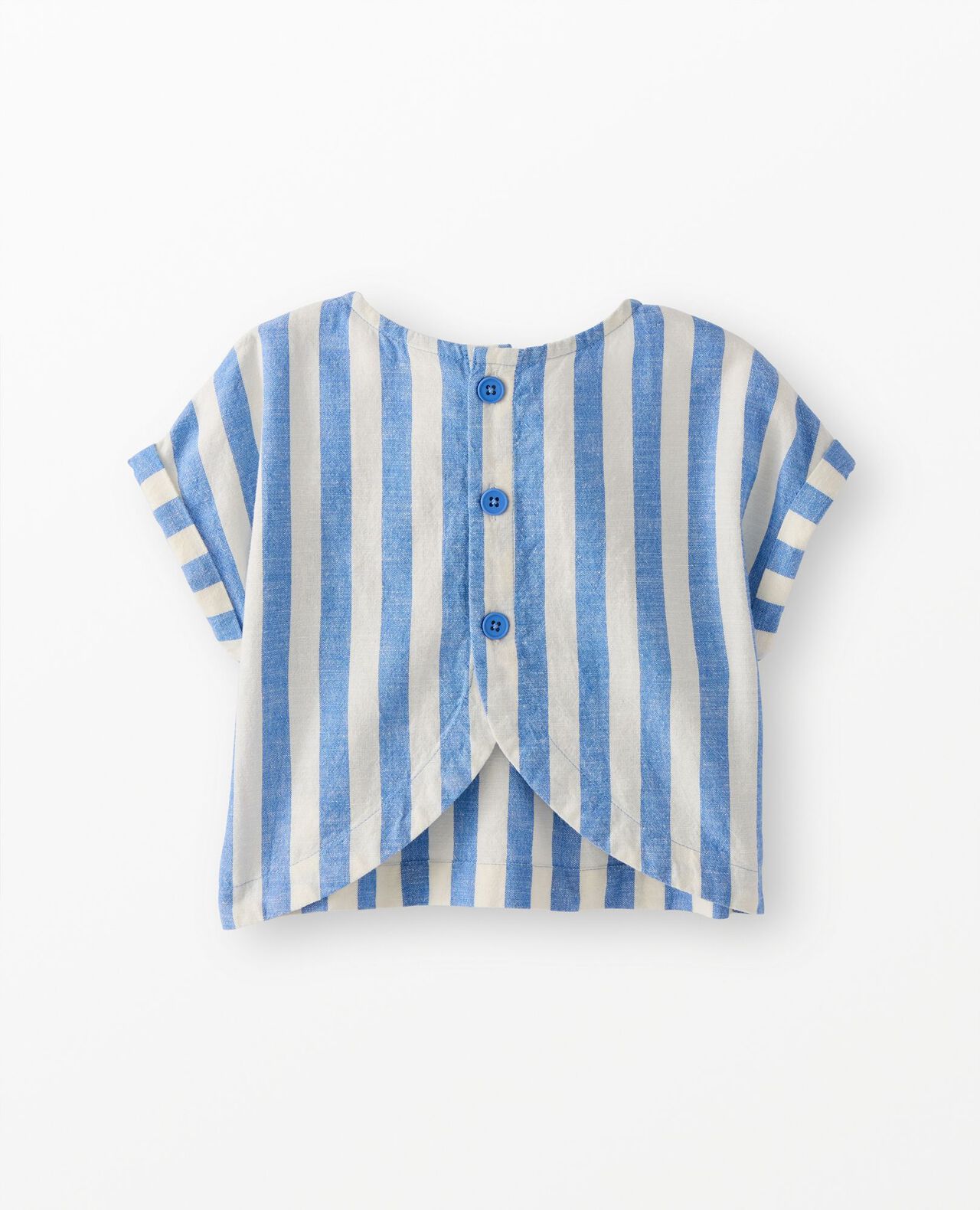 Dolman Sleeve Linen Crossback Top - Image 2