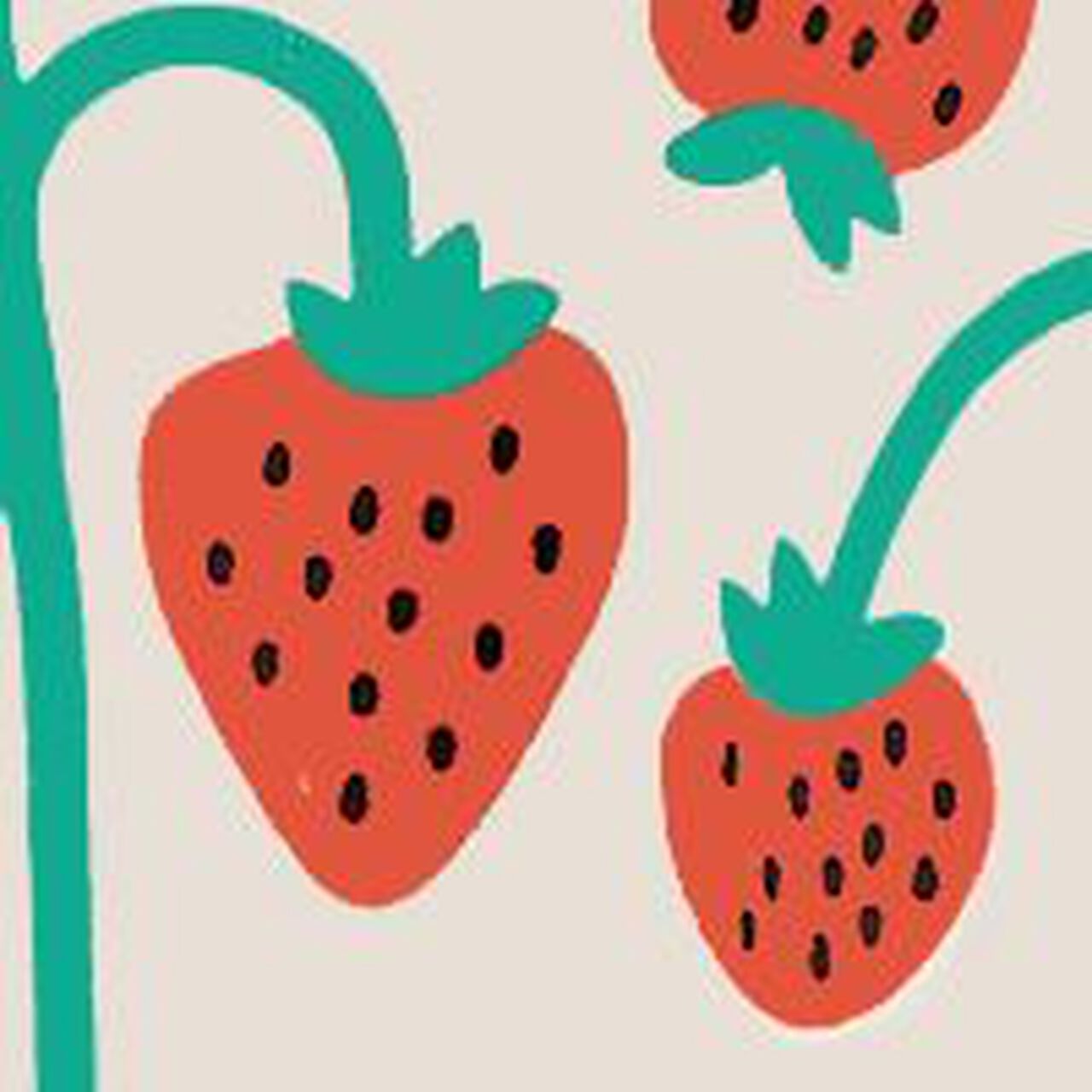 Sleeveless Strawberry Wrap Dress with Pockets - Image 5