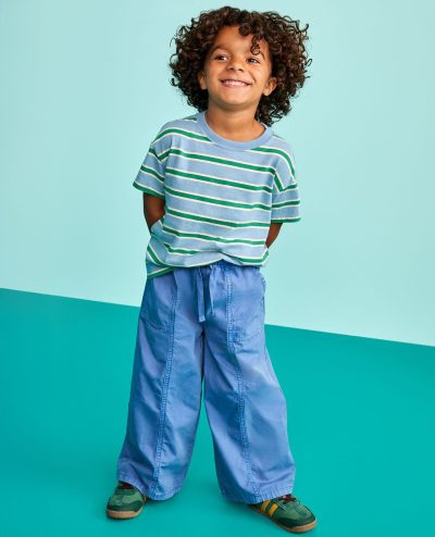 Canvas Wide Leg Pants