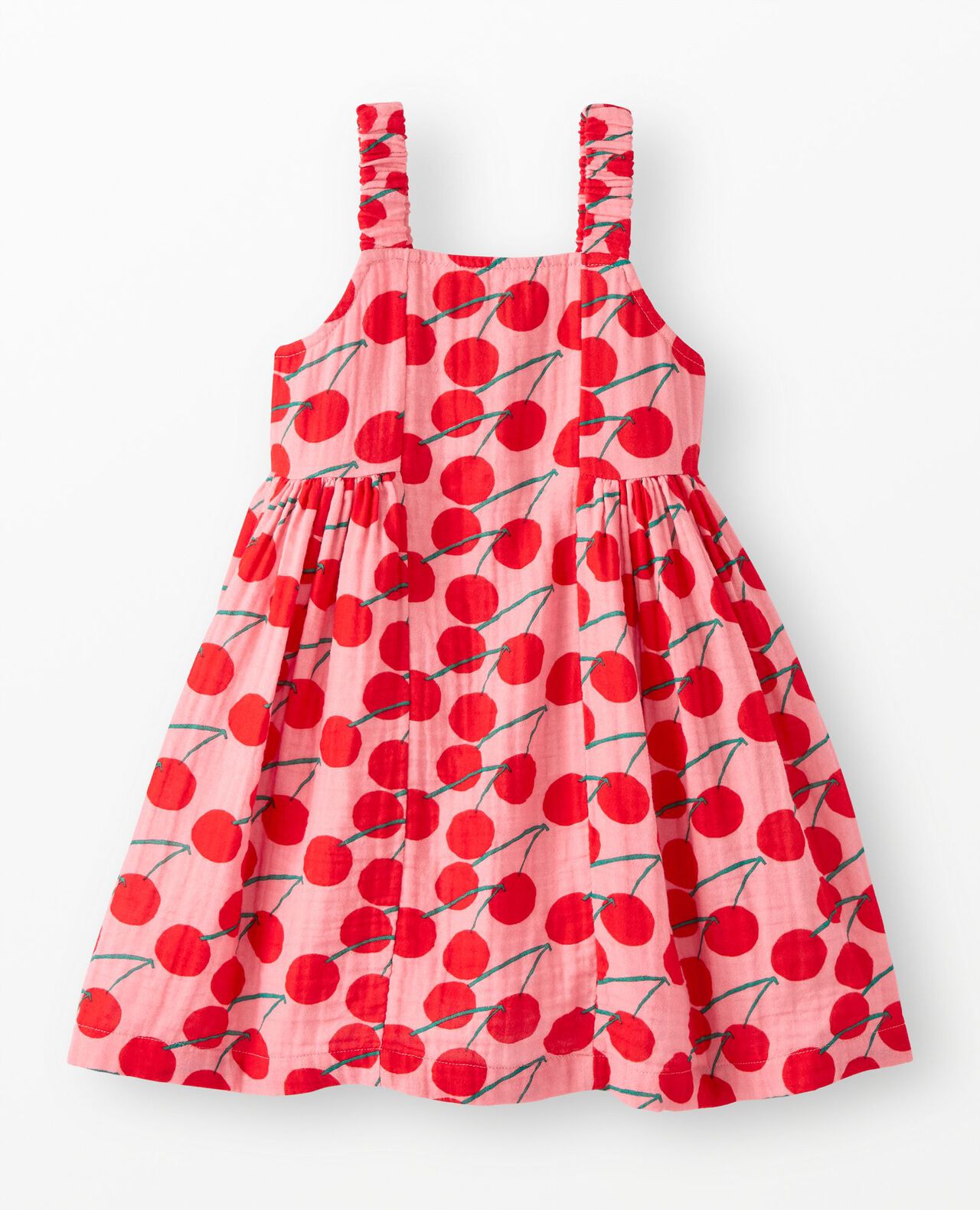 Sleeveless Muslin Dress with Pockets - Image 2