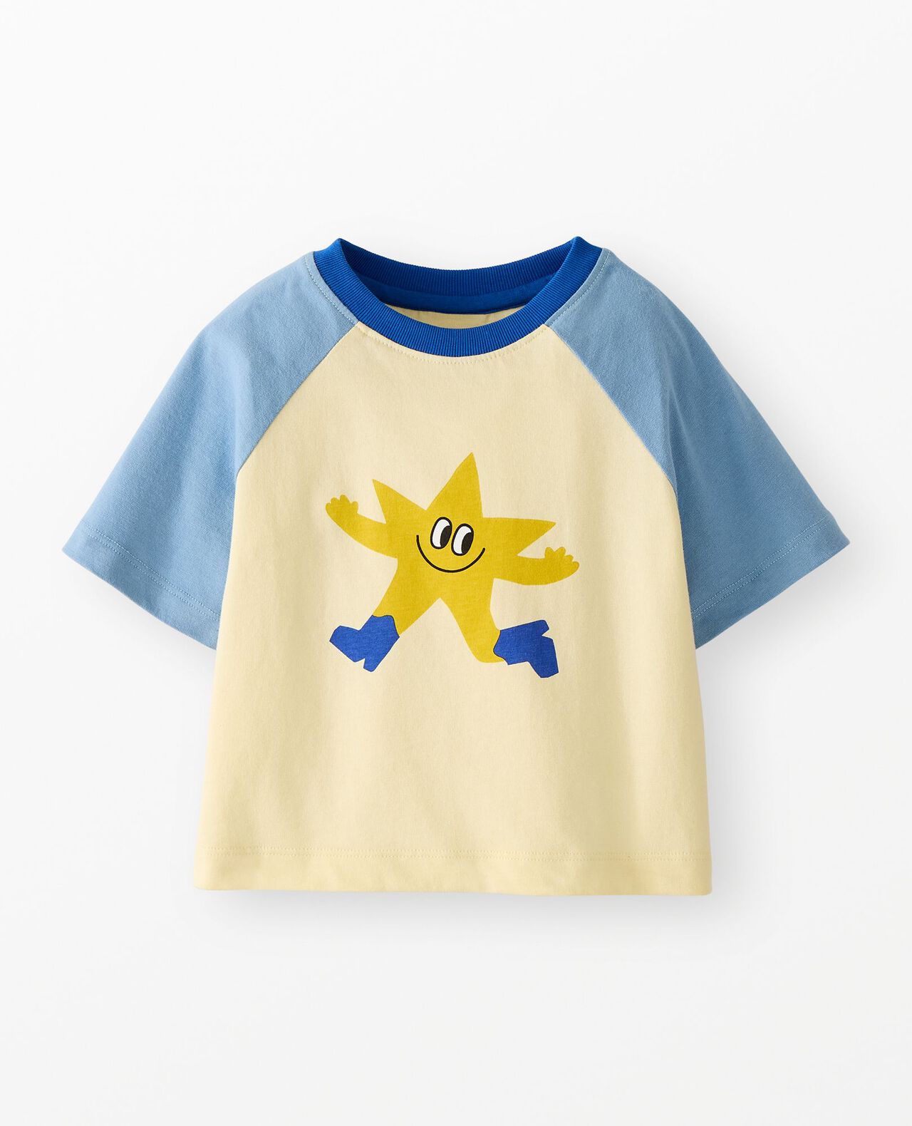 Oversized Raglan Sleeve Graphic T-Shirt