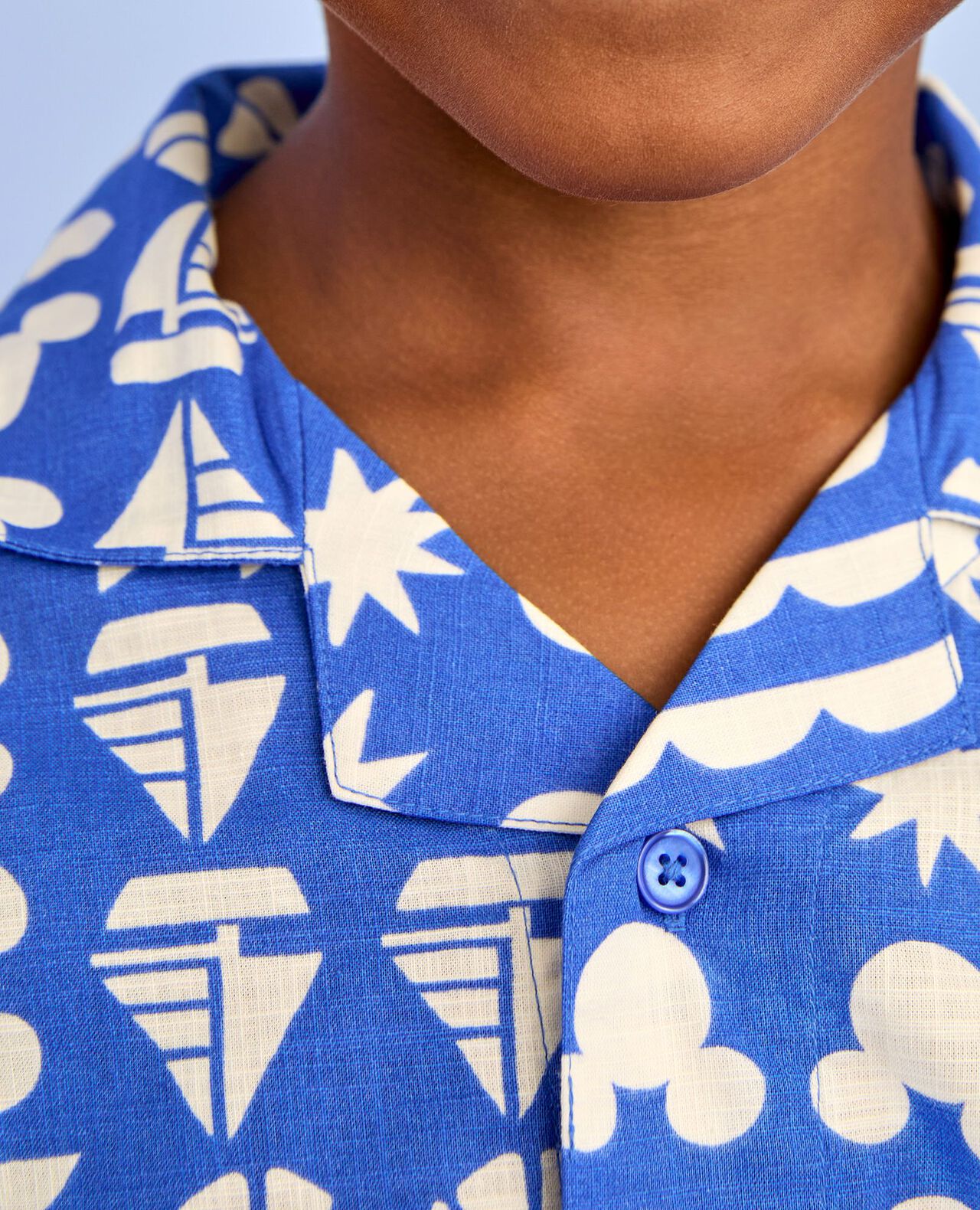 Disney Mickey Mouse Poplin Button Up Shirt & Shorts Set - Image 5