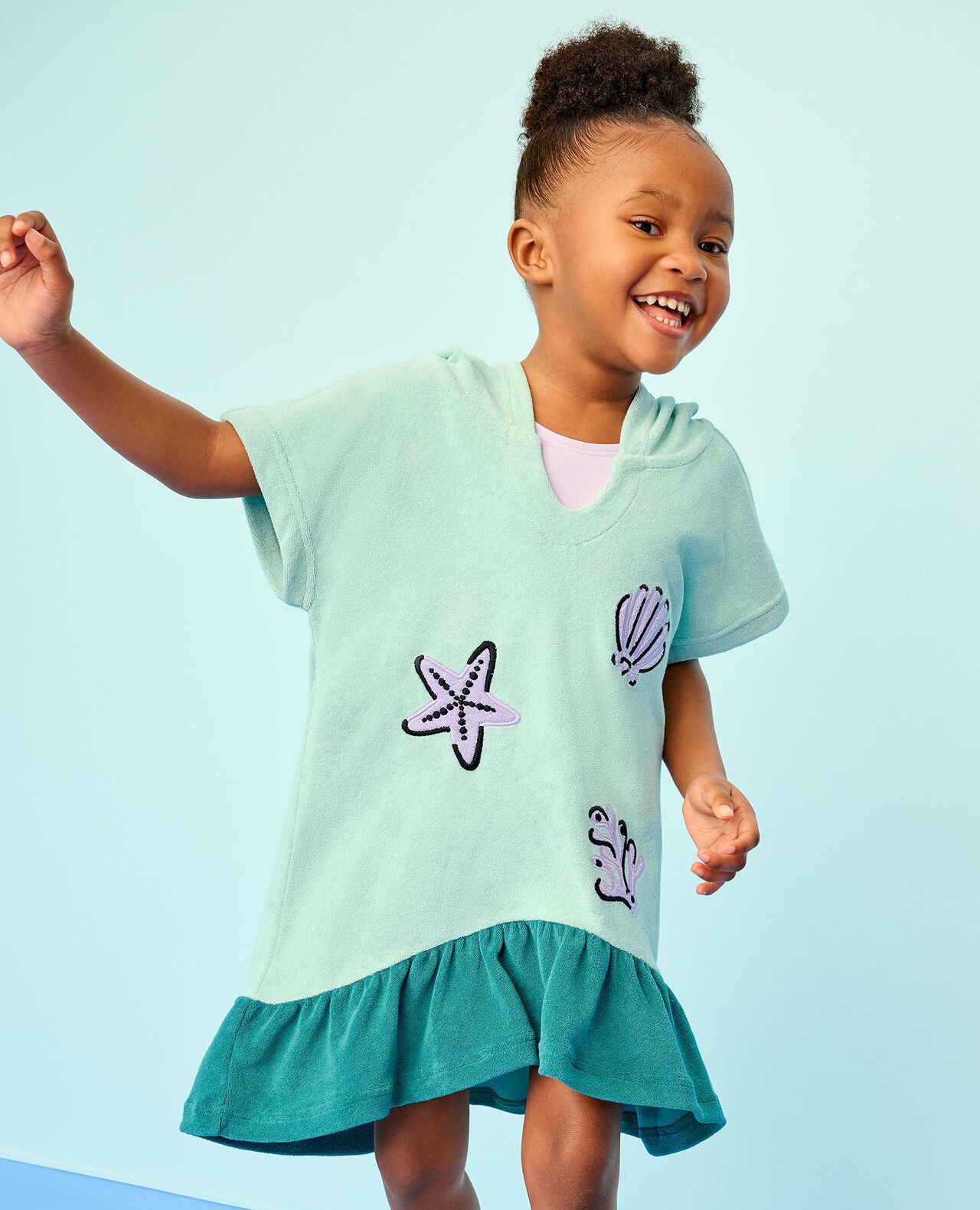 Disney Princess Ariel Loop Terry Hoodie Cover Up - Image 3