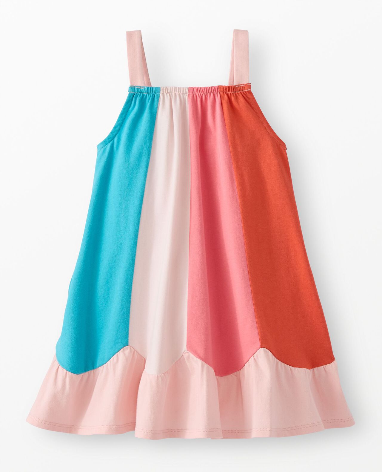 Sleeveless Colorblock Swing Dress with Pockets - Image 2