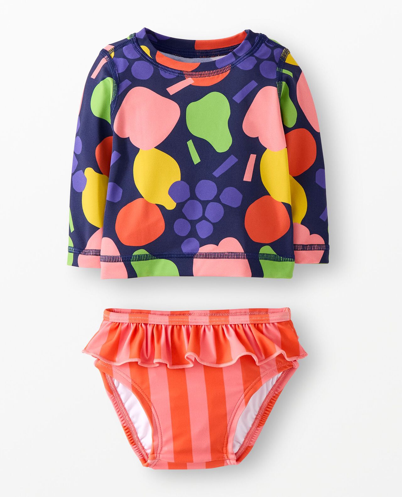 Baby Rashguard & Skirted Bikini Bottom Set