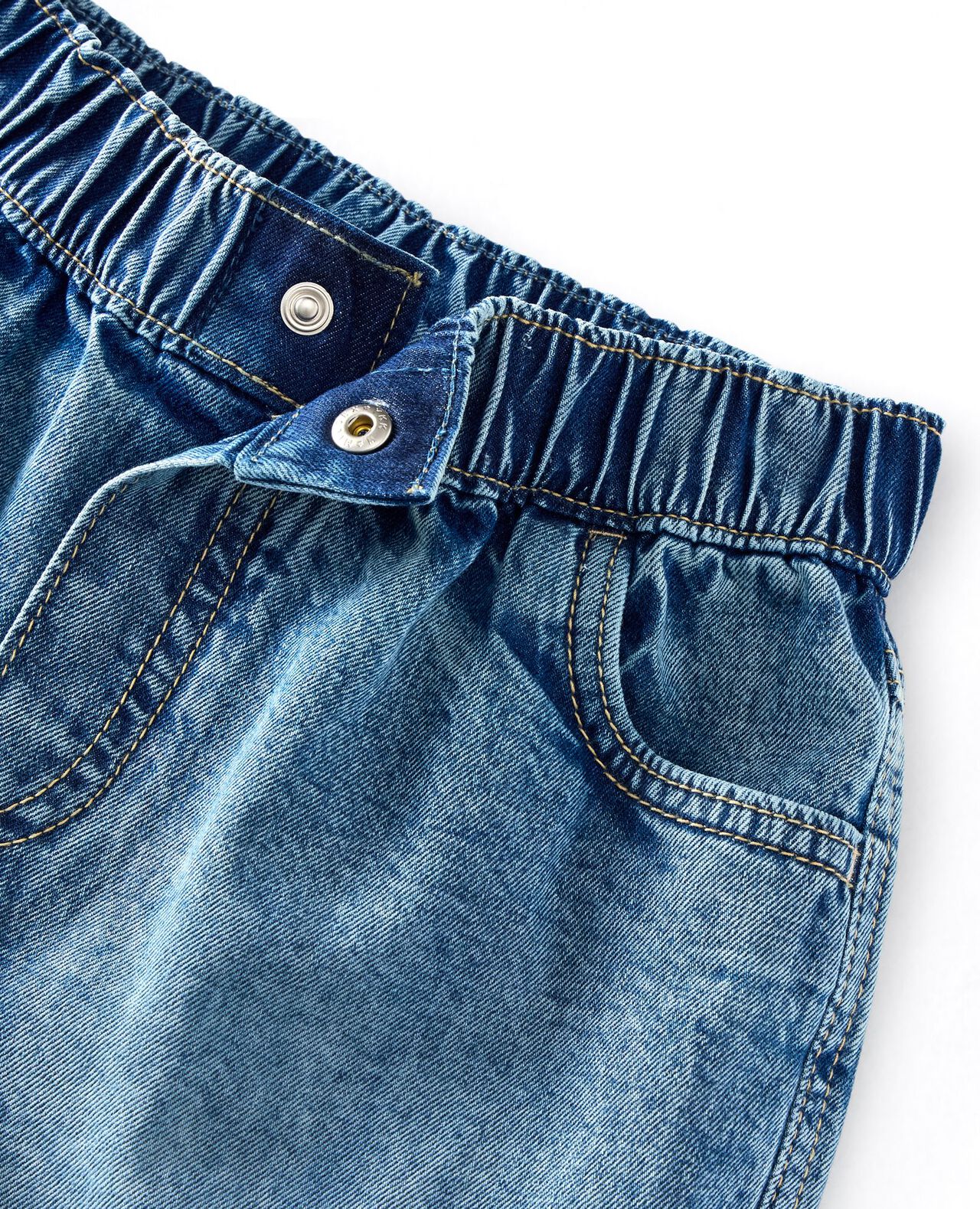 Loose Fit Denim Shorts - Image 2