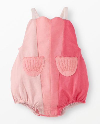 Baby Sleeveless Linen Seashell Romper