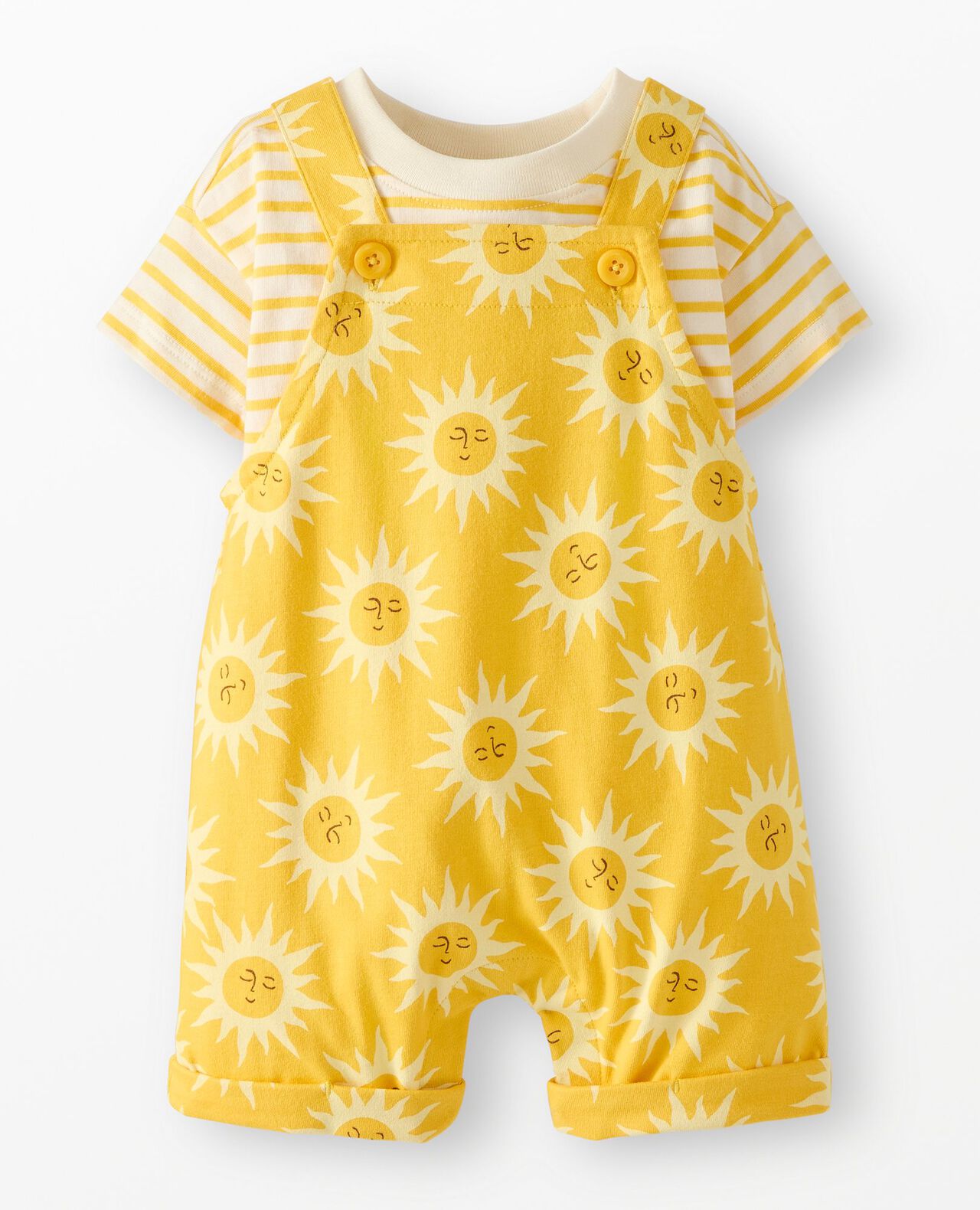 Baby Classic Fit T-Shirt & Shortalls Set - Image 2