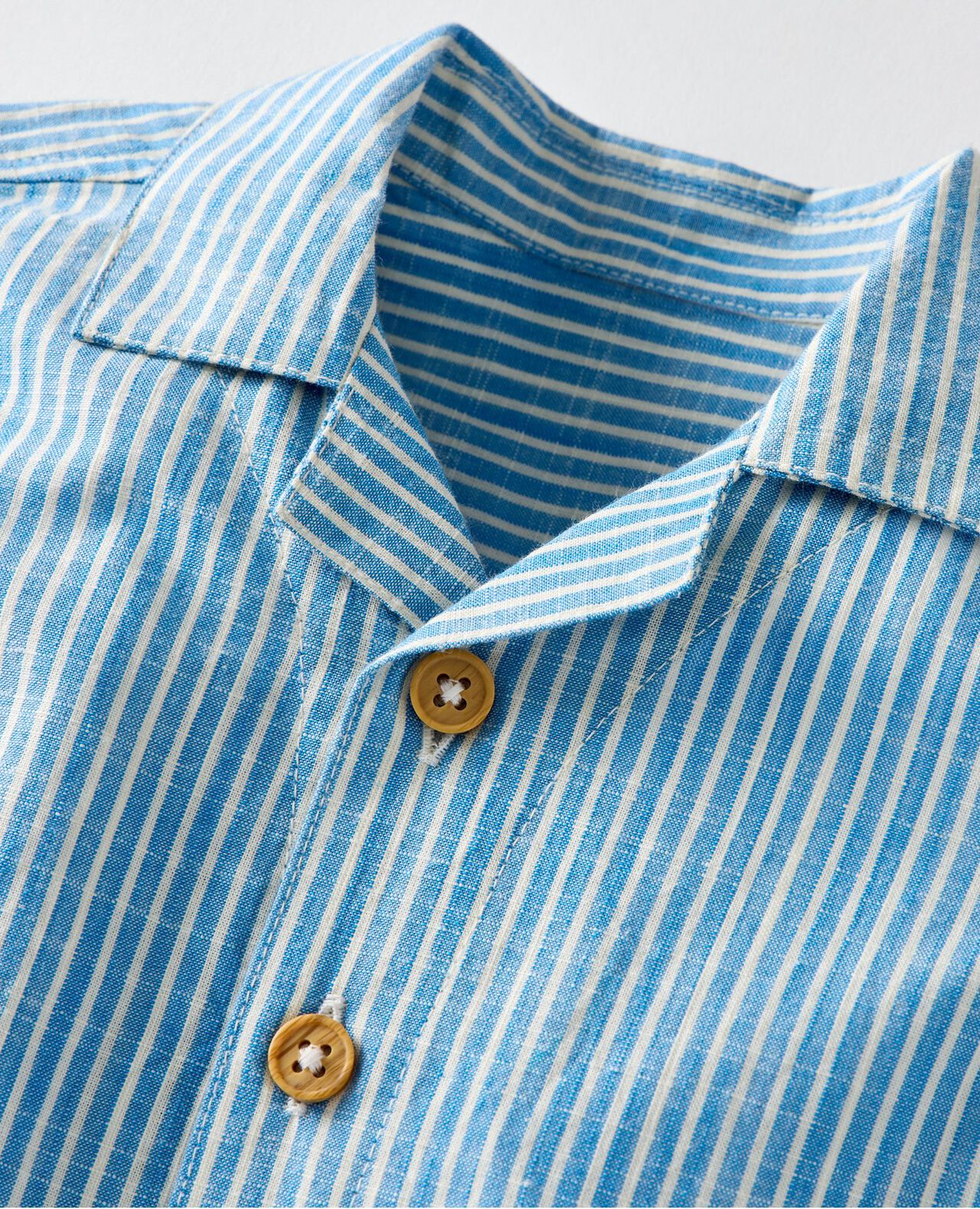 Baby Poplin Button Up Shirt & Shorts Set - Image 3