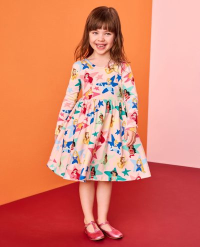Long Sleeve Disney Princess Skater Dress