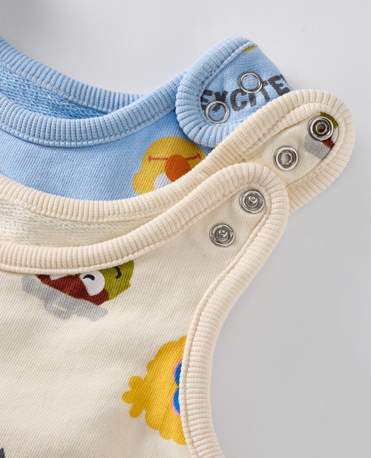 Baby Sesame Street T-Shirt & French Terry Overalls Set - Image 3