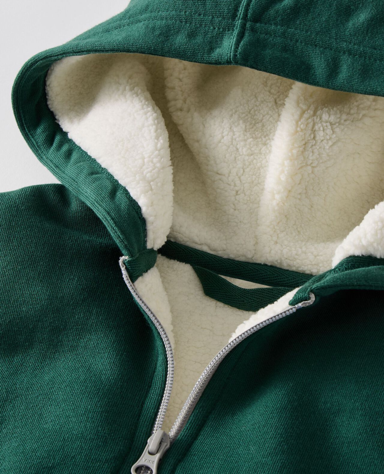 Faux Shearling Lined Hoodie - Image 2