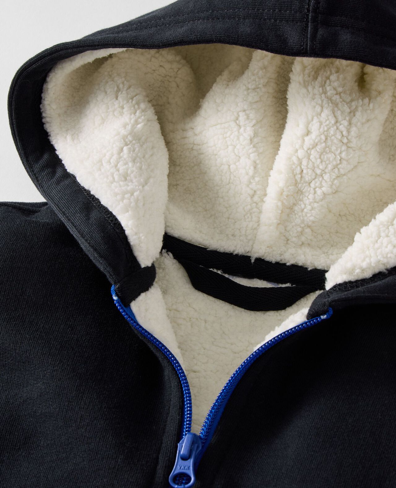 Faux Shearling Lined Hoodie - Image 2
