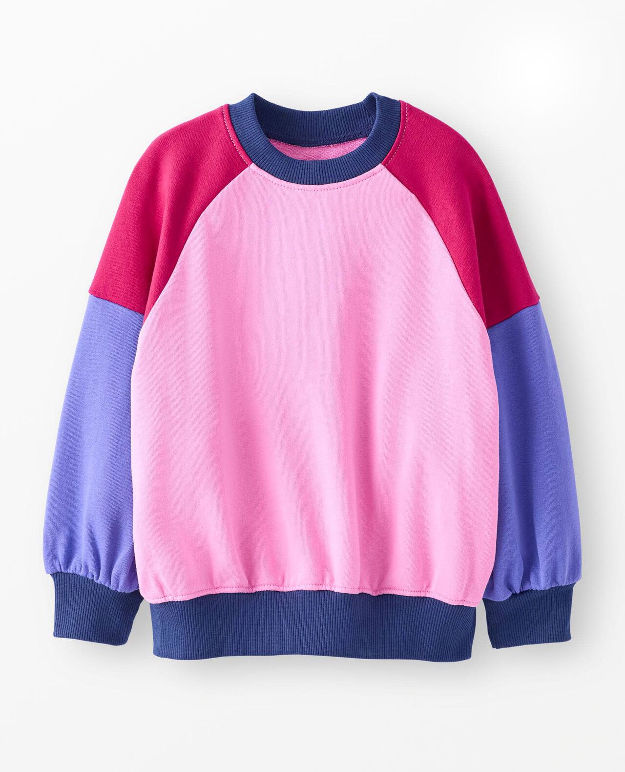 French Terry Colorblock Bubble Sweatshirt