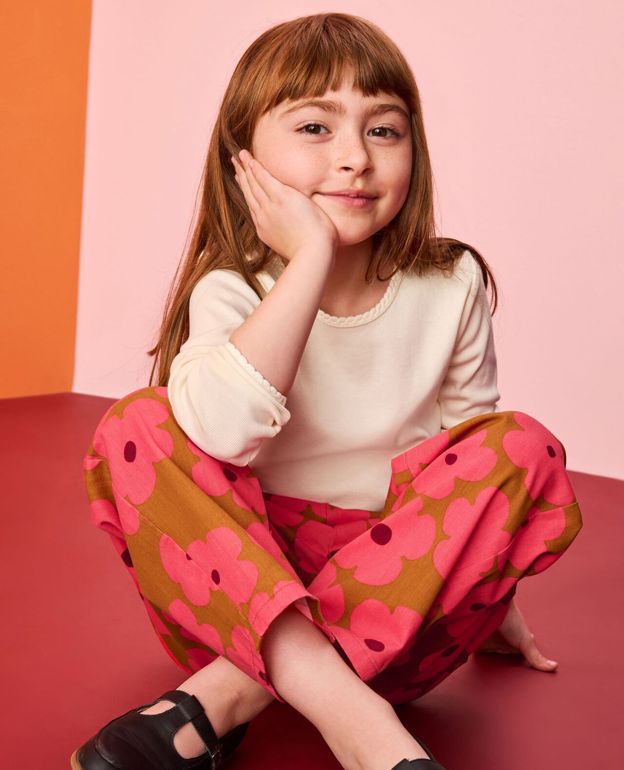 Twill Pull-On Barrel Pants - Image 4