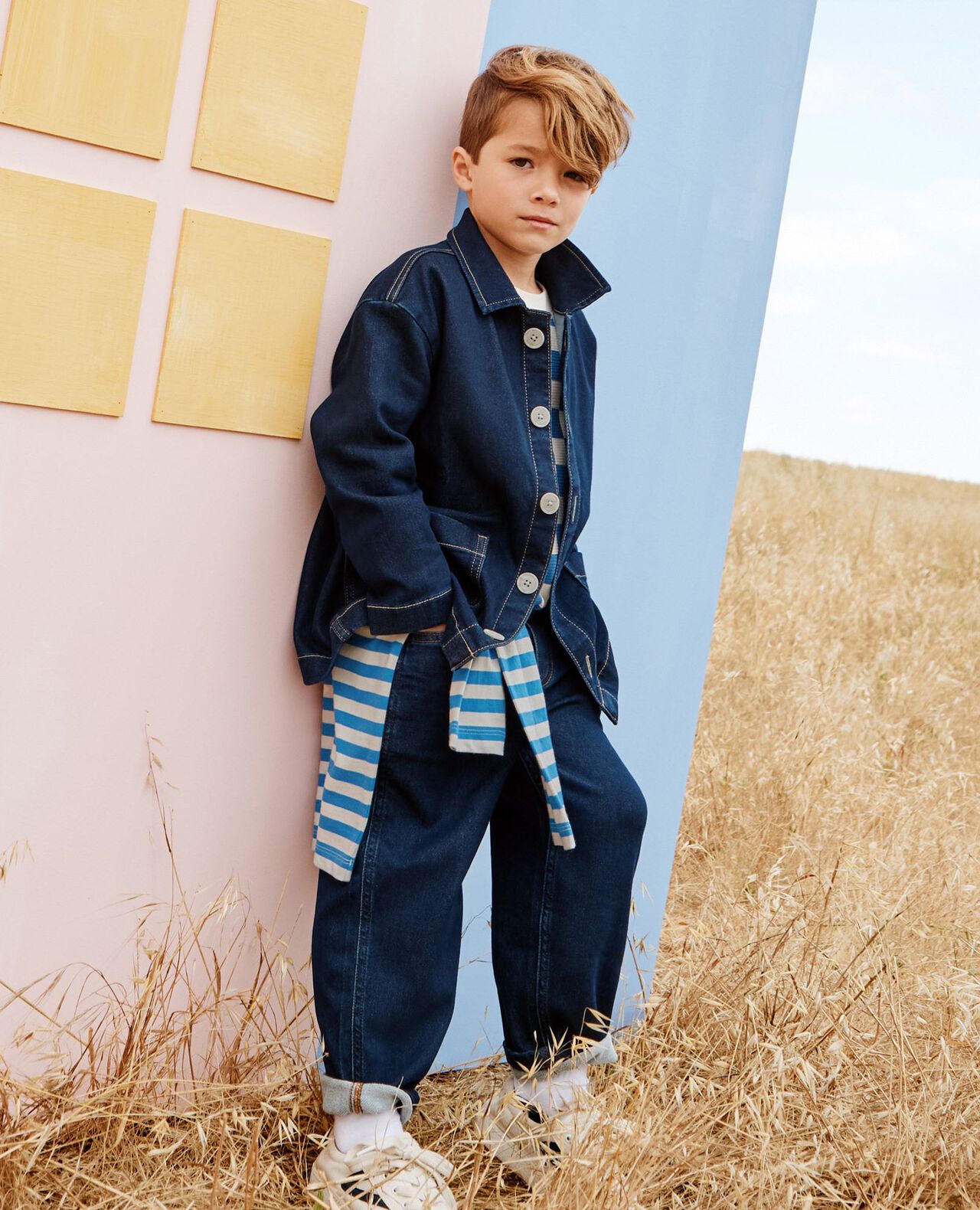 Supersoft Denim Barrel Pants - Image 7
