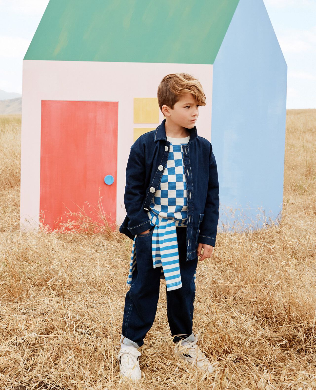 Supersoft Denim Barrel Pants - Image 9