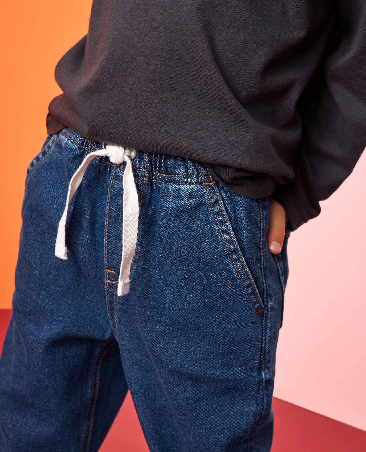 Woven Denim Pants - Image 5