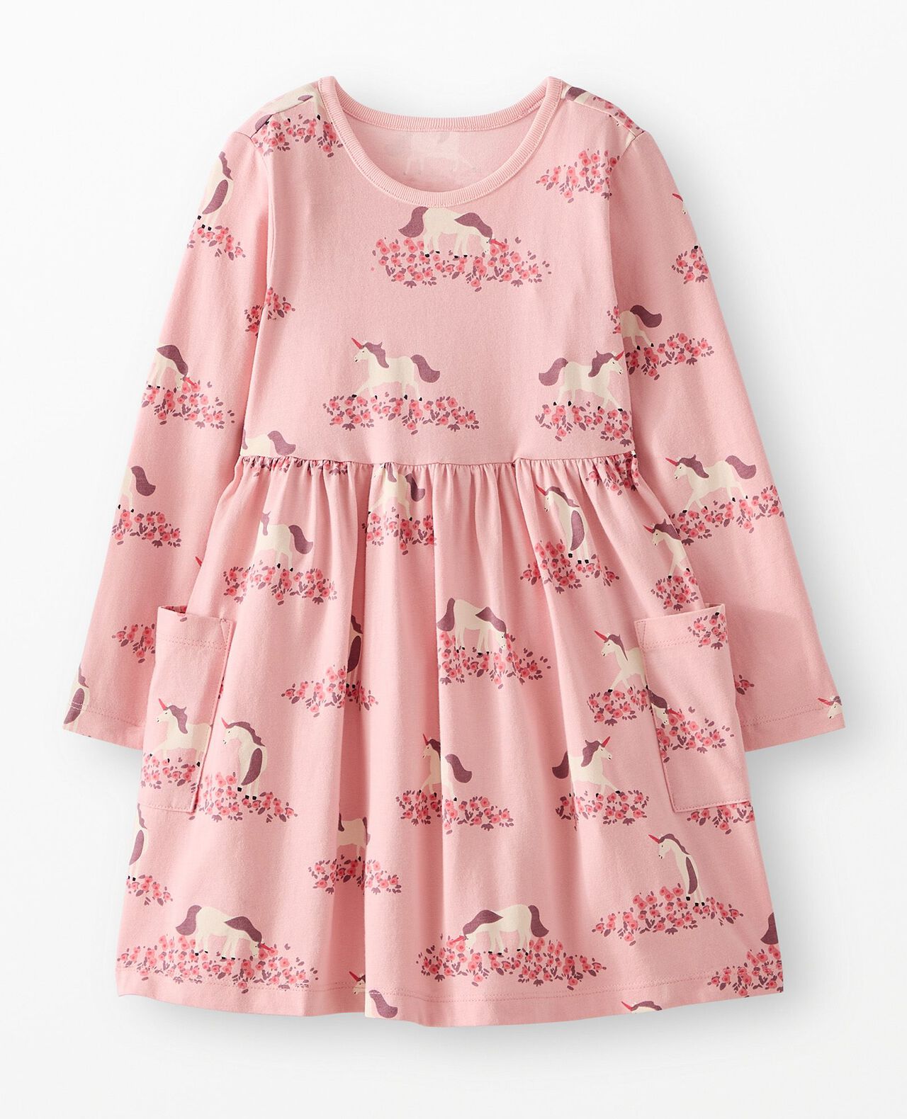 Long Sleeve Playground Dress with Pockets - Image 2