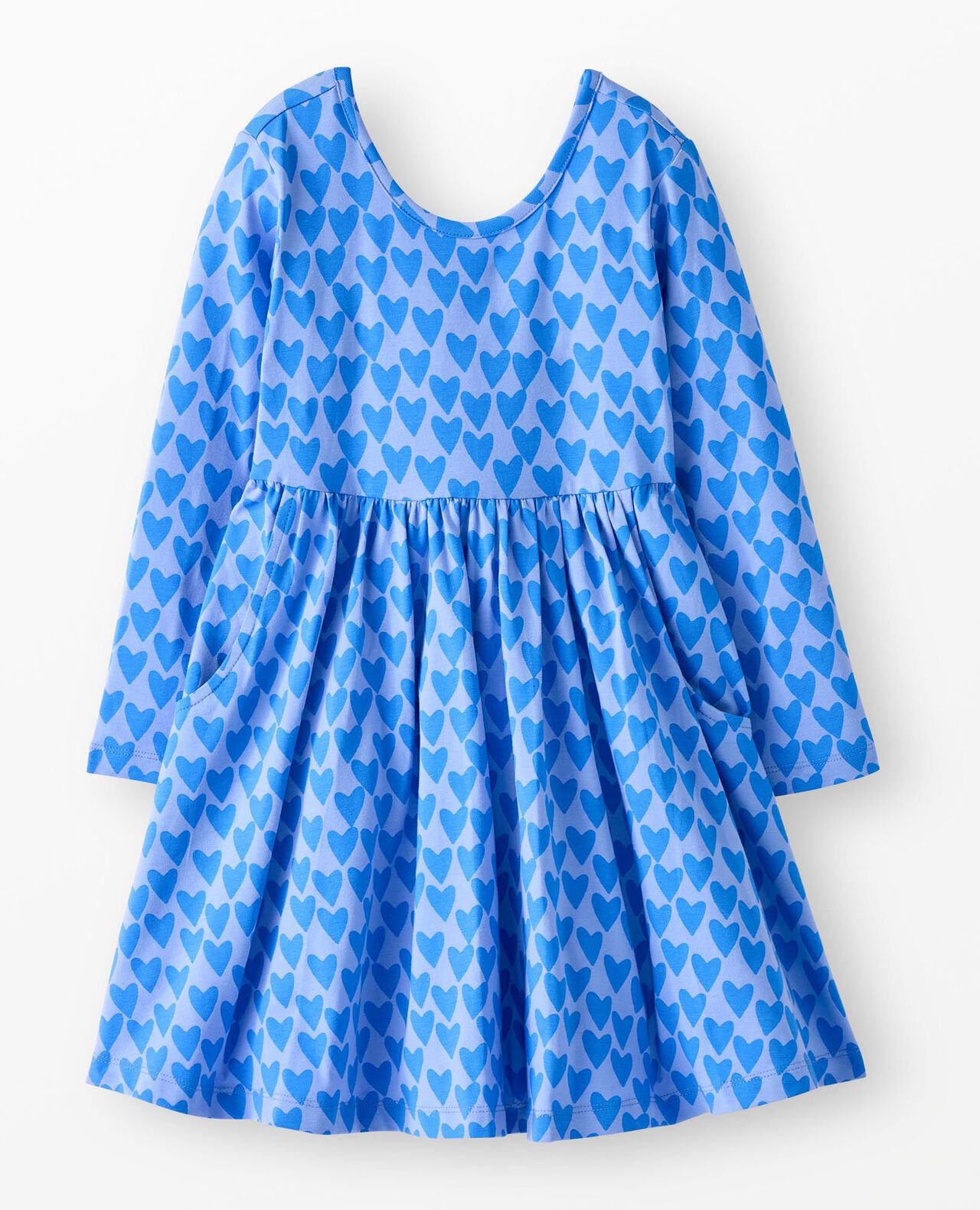 Long Sleeve Skater Dress with Pockets