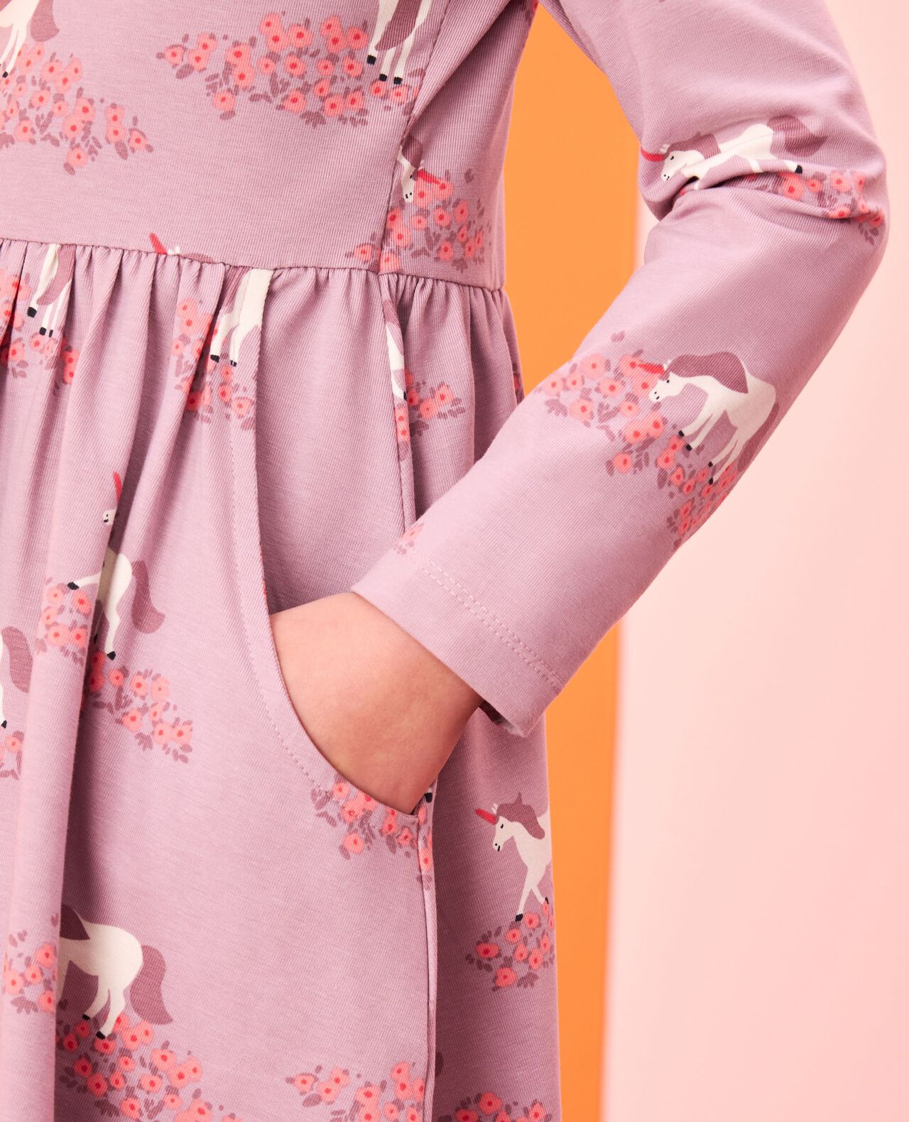 Long Sleeve Skater Dress with Pockets - Image 4