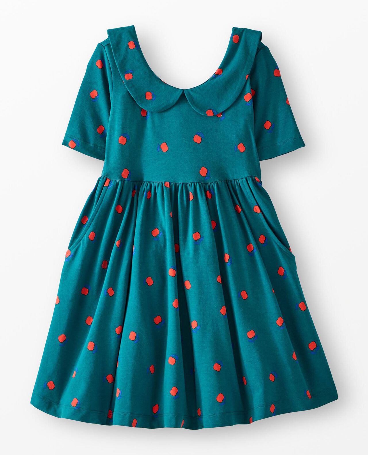 Collared Skater Dress with Pockets - Image 2