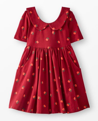 Collared Skater Dress with Pockets