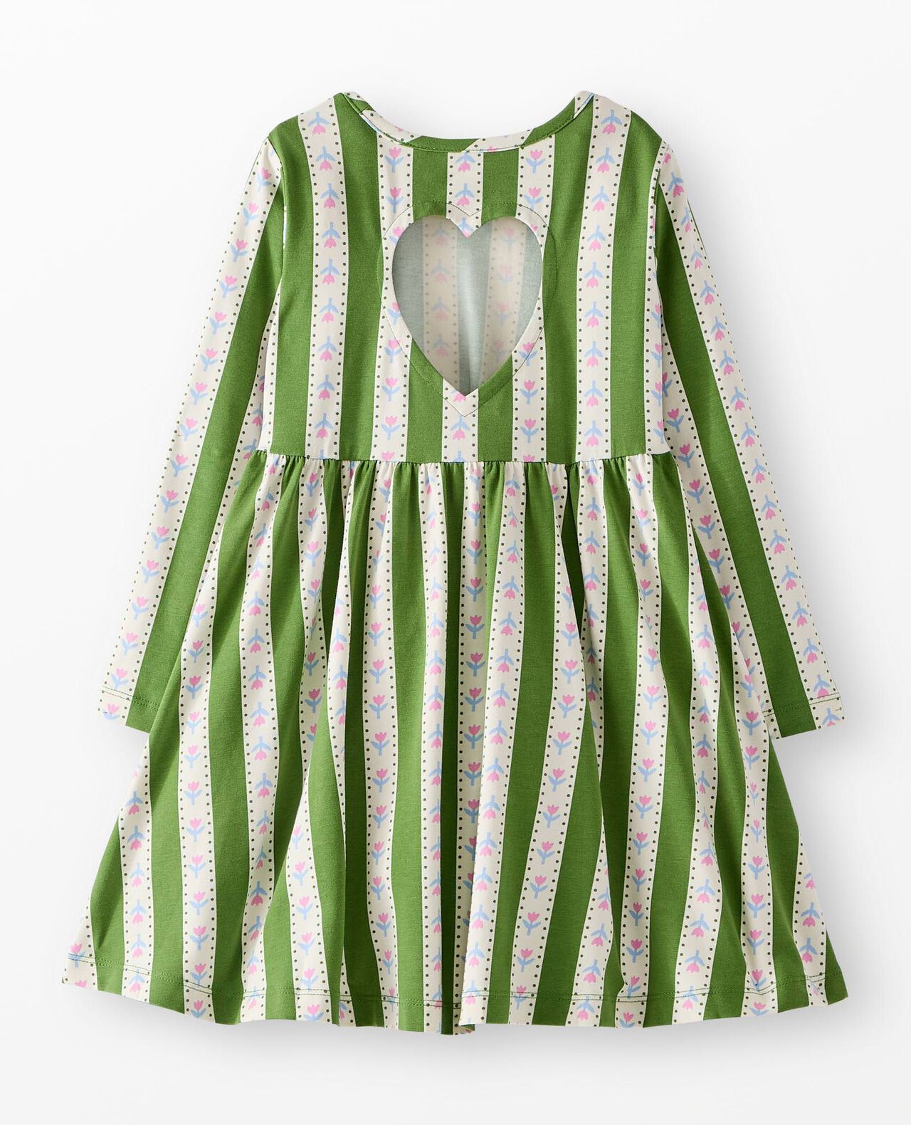 Heart-Back Skater Dress with Pockets - Image 3
