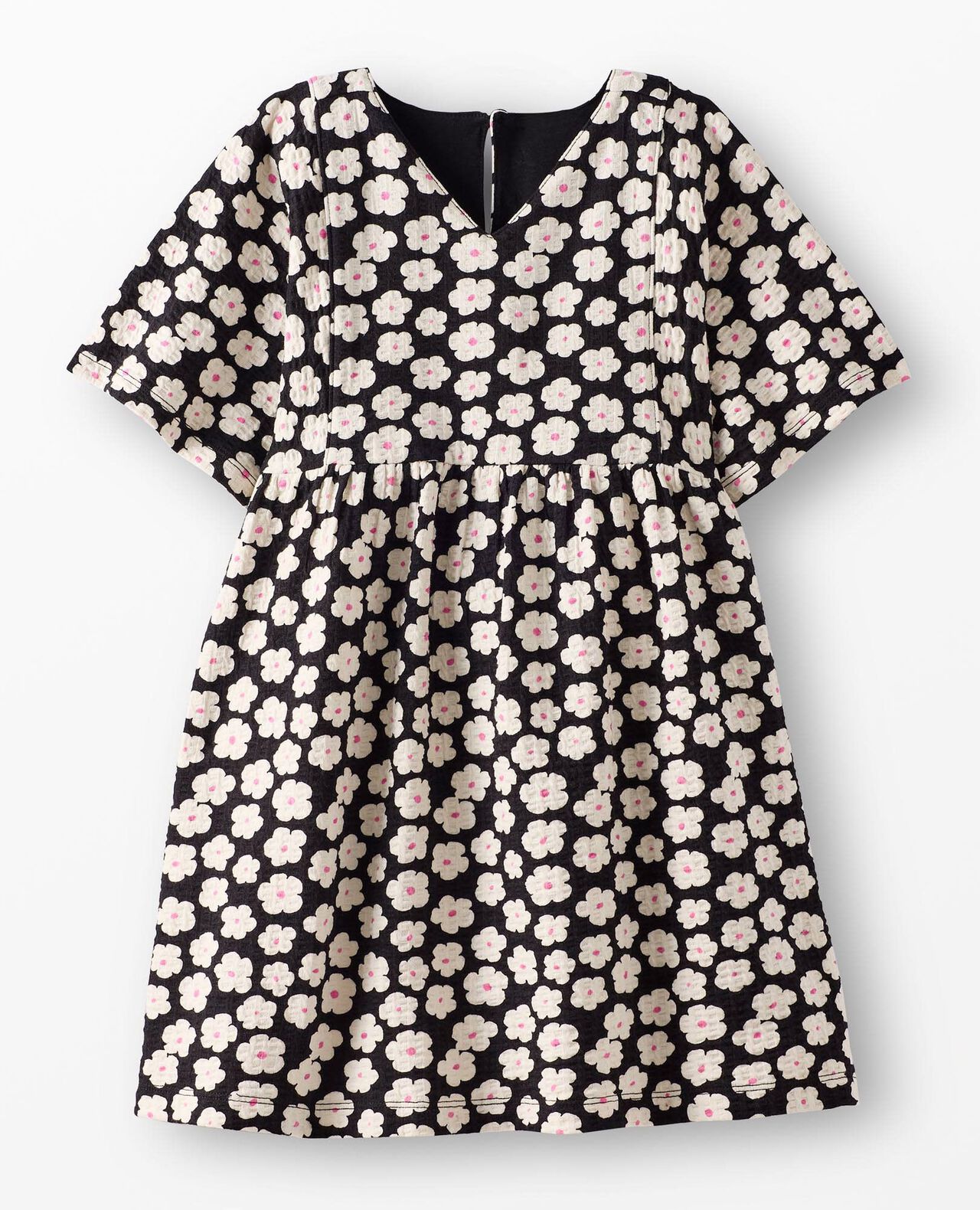 V-Neck Dress with Pockets