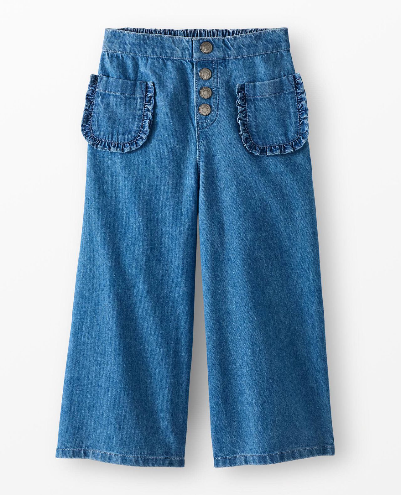 Wide Leg Denim Pants